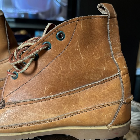 Vintage JCrew Tan ankle Moccasins - size 7- would best fit a 6 comfortably. - Picture 8 of 8